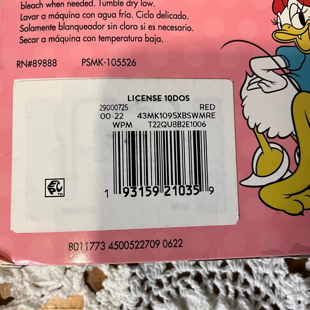 Disney Mickey and Friends‎ 10 Days of Socks Shoe Size 4-10 Gift Box Set